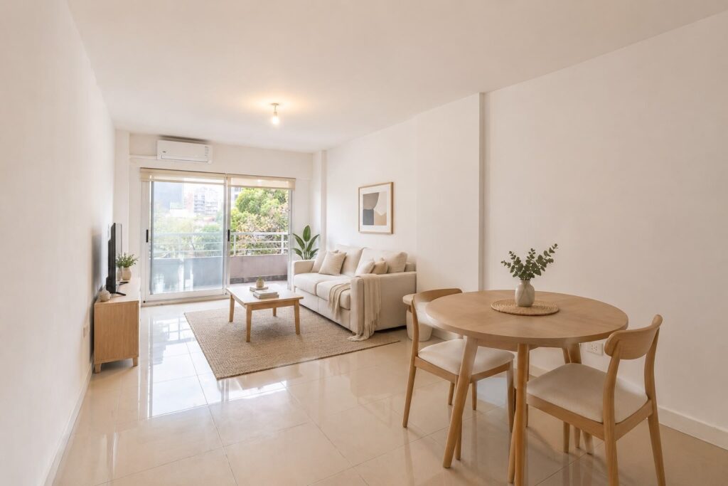 Monoambiente con balcón y vista abierta en Dorrego 1490, Palermo